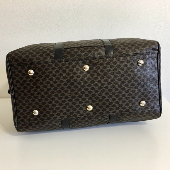 Authentic Celine Coated Canvas Travel bag brown - Picture 4 of 8